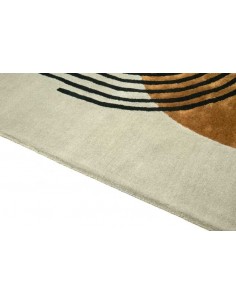 Tappeto moderno Stella Coral, collezione Hand Made, brand Carpet Decor, fatto a mano in India, 40% viscosa 60% lana, dimensioni  2