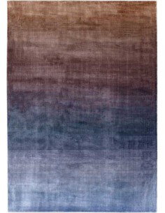 Tappeto moderno Sunset Copper, collezione Hand Made, 100% tencel, fatto a mano, India.