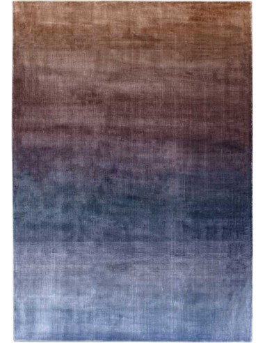 Tappeto moderno Sunset Copper, collezione Hand Made, 100% tencel, fatto a mano, India.