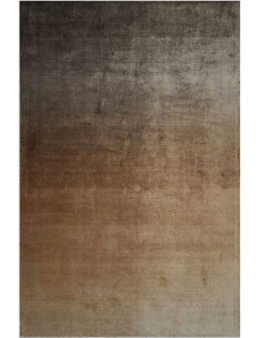 Tappeto moderno Sunset Taupe, collezione Hand Made, 100% tencel, fatto a mano, India.