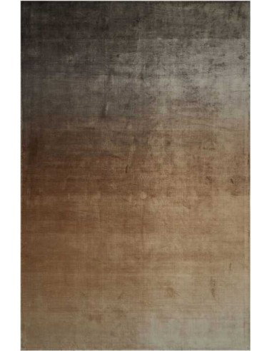 Tappeto moderno Sunset Taupe, collezione Hand Made, 100% tencel, fatto a mano, India.