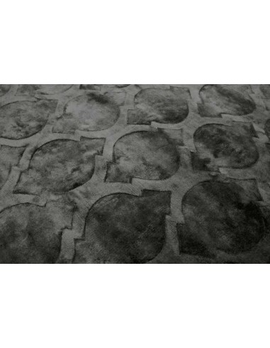 Tappeto moderno Tanger Dark Grey - Collezione Hand Made - Carpet Decor - 100% viscosa - Fatto a mano - India - 160x230, 200x300 