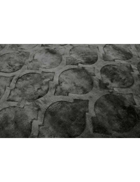 Tappeto moderno Tanger Dark Grey - Collezione Hand Made - Carpet Decor - 100% viscosa - Fatto a mano - India - 160x230, 200x300 
