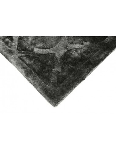 Tappeto moderno Tanger Dark Grey - Collezione Hand Made - Carpet Decor - 100% viscosa - Fatto a mano - India - 160x230, 200x300 