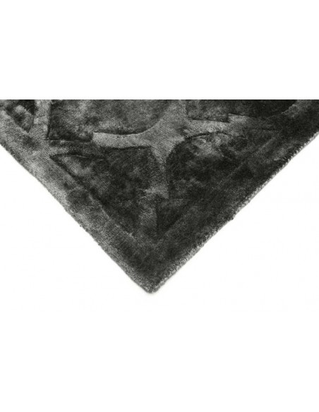 Tappeto moderno Tanger Dark Grey - Collezione Hand Made - Carpet Decor - 100% viscosa - Fatto a mano - India - 160x230, 200x300 