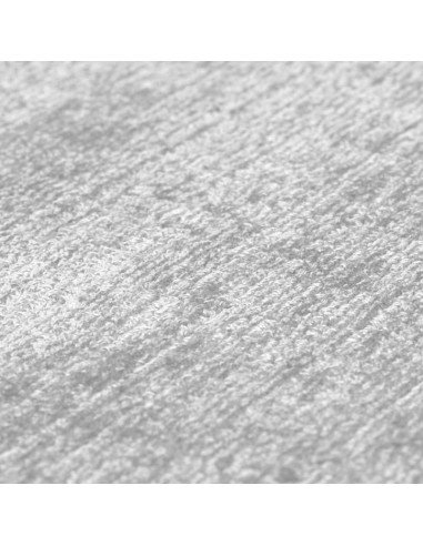 Tappeto moderno grigio chiaro Tere, collezione Hand Made, 100% viscosa, fatto a mano in India.