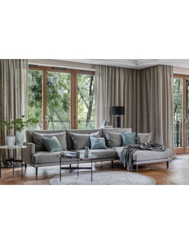 Tappeto moderno grigio chiaro rotondo Tere, collezione Hand Made, 100% viscosa, fatto a mano in India.