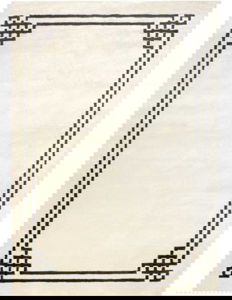 Tappeto moderno Venezia Pearl, collezione Hand Made, 100% viscosa, fatto a mano, India.