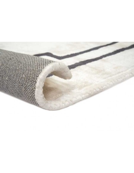 Tappeto moderno Venezia Pearl, collezione Hand Made, 100% viscosa, fatto a mano, India.