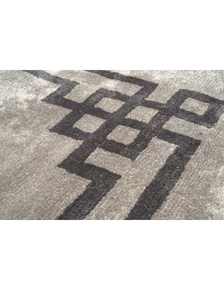 Tappeto moderno Venezia Stone, collezione Hand Made, 100% viscosa, fatto a mano, India.