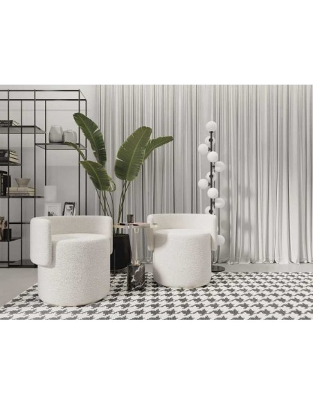 Tappeto moderno lavabile in lavatrice Blanche Pure della collezione Magic Home - Carpet Decor