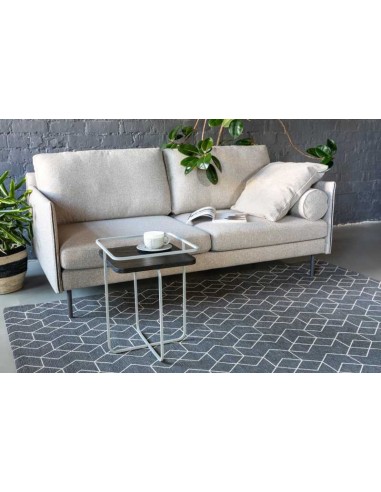 Tappeto moderno lavabile in lavatrice Cube Anthracite della collezione Magic Home - Carpet Decor