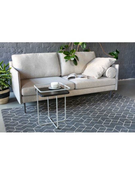 Tappeto moderno lavabile in lavatrice Cube Anthracite della collezione Magic Home - Carpet Decor