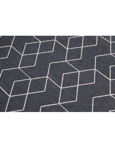 Tappeto moderno lavabile in lavatrice Cube Anthracite della collezione Magic Home - Carpet Decor