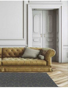 Tappeto moderno lavabile in lavatrice Cube Golden della collezione Magic Home - Carpet Decor 2