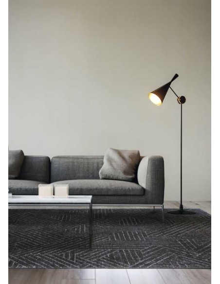 Tappeto moderno lavabile in lavatrice Faro Charcoal della collezione Magic Home - Carpet Decor