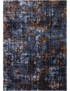 Tappeto moderno lavabile in lavatrice Flame Rusty Blue della collezione Magic Home - Carpet Decor