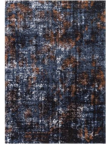 Tappeto moderno lavabile in lavatrice Flame Rusty Blue della collezione Magic Home - Carpet Decor