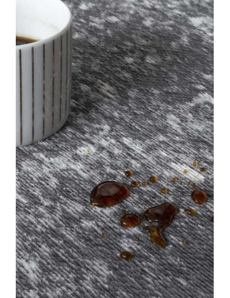 Tappeto moderno lavabile in lavatrice Galaxy Steel Grey - Collezione Magic Home - Carpet Decor