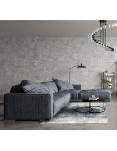 Tappeto moderno lavabile in lavatrice Illusion Blue Grey - Collezione Magic Home - Carpet Decor 2