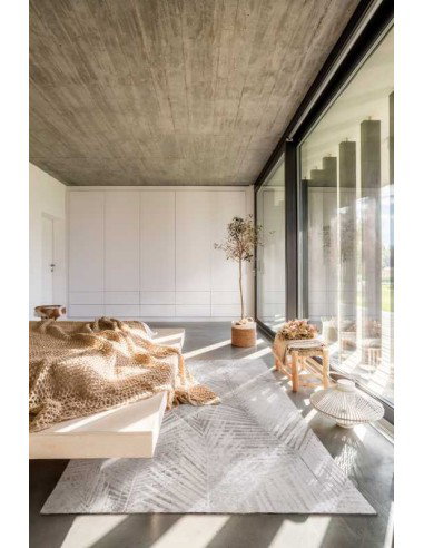 Tappeto moderno lavabile in lavatrice Java Ivory della collezione Magic Home di Carpet Decor - 160x230 cm, 200x300 cm, spessore 