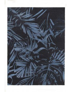 Tappeto moderno lavabile in lavatrice Jungle Blue della collezione Magic Home - Carpet Decor