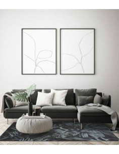 Tappeto moderno lavabile in lavatrice Jungle Green della collezione Magic Home di Carpet Decor - 57% poliestere 43% cotone, lavo 2