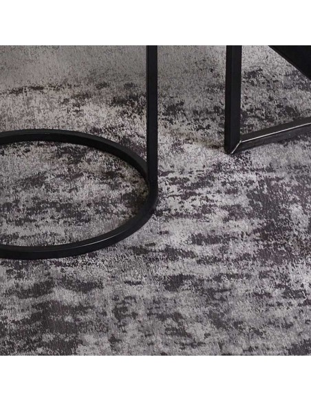 Tappeto moderno lavabile in lavatrice Lyon Grey della collezione Magic Home - Carpet Decor