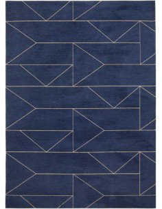 Tappeto moderno lavabile in lavatrice Marlin Indigo della collezione Magic Home - Carpet Decor