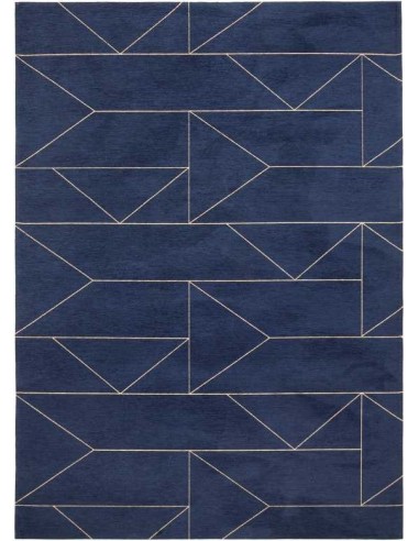 Tappeto moderno lavabile in lavatrice Marlin Indigo della collezione Magic Home - Carpet Decor