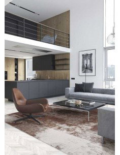 Tappeto moderno lavabile in lavatrice Rust Grey della collezione Magic Home - Carpet Decor 2