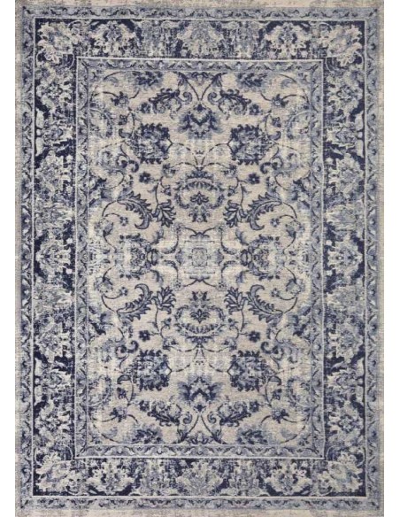 Tappeto moderno lavabile in lavatrice Tebriz Antique Blue - Collezione Magic Home - Carpet Decor