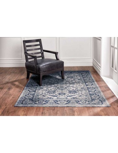 Tappeto moderno lavabile in lavatrice Tebriz Antique Blue - Collezione Magic Home - Carpet Decor