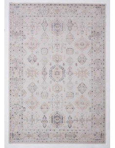 Tappeto moderno Aman Beige collezione Magic Home Print Carpet Decor 160x230 200x300 100% poliestere Turchia