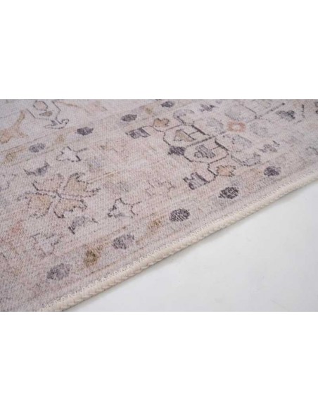 Tappeto moderno Aman Beige collezione Magic Home Print Carpet Decor 160x230 200x300 100% poliestere Turchia