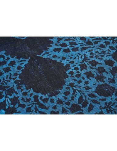 Tappeto moderno Ornament Blue della collezione Magic Home Print di Carpet Decor, provenienza Turchia. Dimensioni disponibili 160
