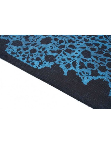 Tappeto moderno Ornament Blue della collezione Magic Home Print di Carpet Decor, provenienza Turchia. Dimensioni disponibili 160