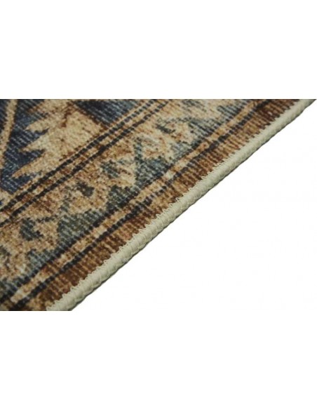 Tappeto moderno Persian Brown della collezione Magic Home Print di Carpet Decor - 100% poliestere, lavorazione jaquard flatweave