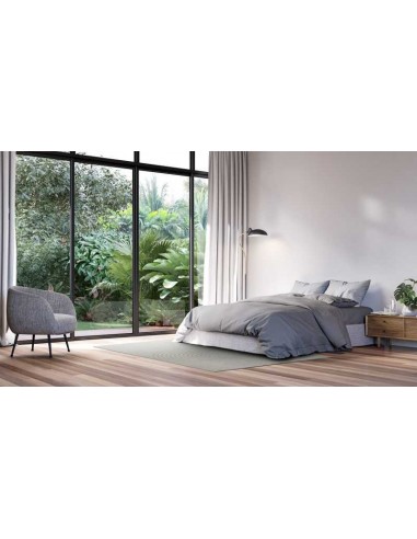 Tappeto moderno Acores Grey, collezione Outdoor Indoor, resistente alle intemperie, 100% polipropilene, made in Belgio.