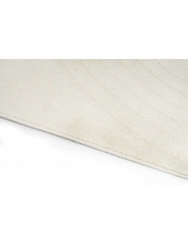 Tappeto moderno Acores White, collezione Outdoor Indoor, resistente alle intemperie, 100% polipropilene, made in Belgio.