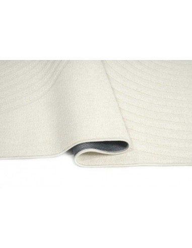 Tappeto moderno Acores White, collezione Outdoor Indoor, resistente alle intemperie, 100% polipropilene, made in Belgio.