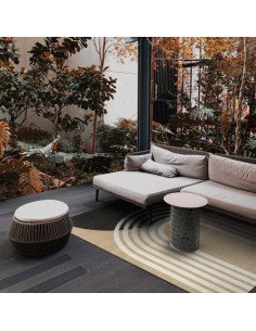 Tappeto moderno Costa, collezione Outdoor Indoor, resistente alle intemperie, 100% polipropilene, made in Belgio. 2