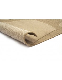 Tappeto moderno Lugares Brown, collezione Outdoor Indoor, resistente alle intemperie, 100% polipropilene, made in Belgio. 2