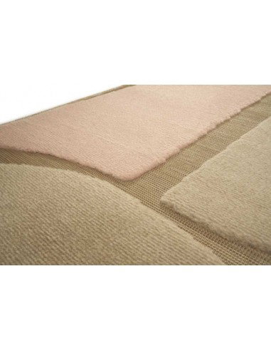 Tappeto moderno Lugares Pink, collezione Outdoor Indoor, resistente alle intemperie, 100% polipropilene, made in Belgio.