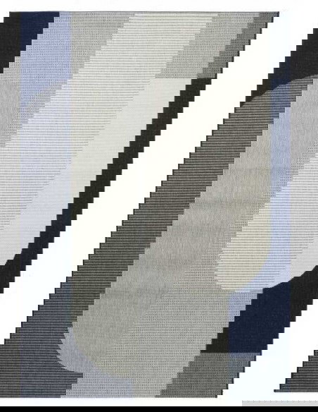 Tappeto moderno Madera, collezione Outdoor Indoor, resistente alle intemperie, 100% polipropilene, ideale per interni ed esterni