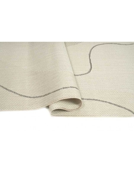 Tappeto moderno Musa, collezione Outdoor Indoor, resistente alle intemperie, 100% polipropilene, perfetto per interni ed esterni