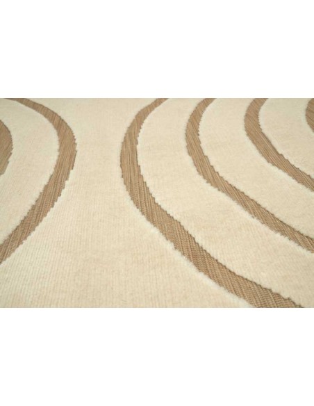Tappeto moderno Serra della collezione Outdoor Indoor, resistente alle intemperie, adatto per interni ed esterni, 100% polipropi