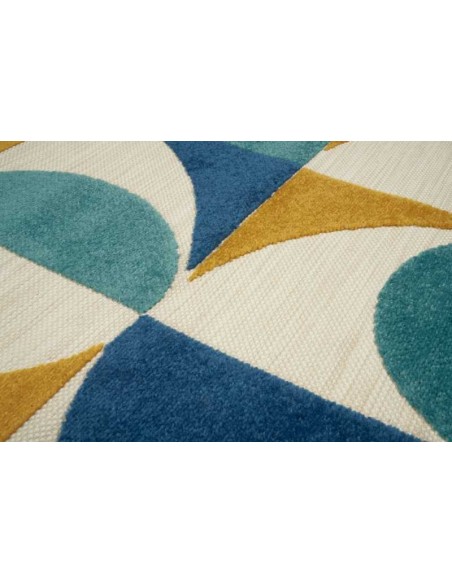 Tappeto moderno Verano della collezione Outdoor Indoor - Carpet Decor - resistente alle intemperie e facile da pulire - 100% pol
