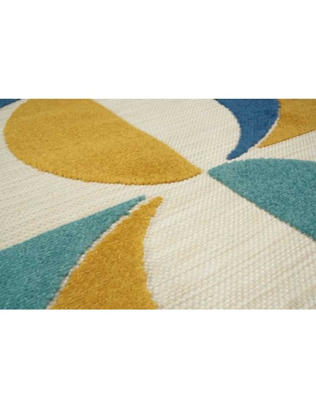 Tappeto moderno Verano della collezione Outdoor Indoor - Carpet Decor - resistente alle intemperie e facile da pulire - 100% pol