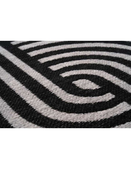 Tappeto moderno lavabile in lavatrice Aruba Grey della collezione Unique di Carpet Decor - Turchia - 24% cotone riciclato 4% RPE